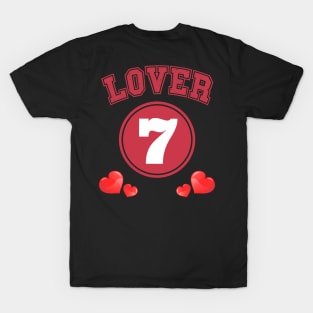 Valentine Footbal Mix Gift T-Shirt